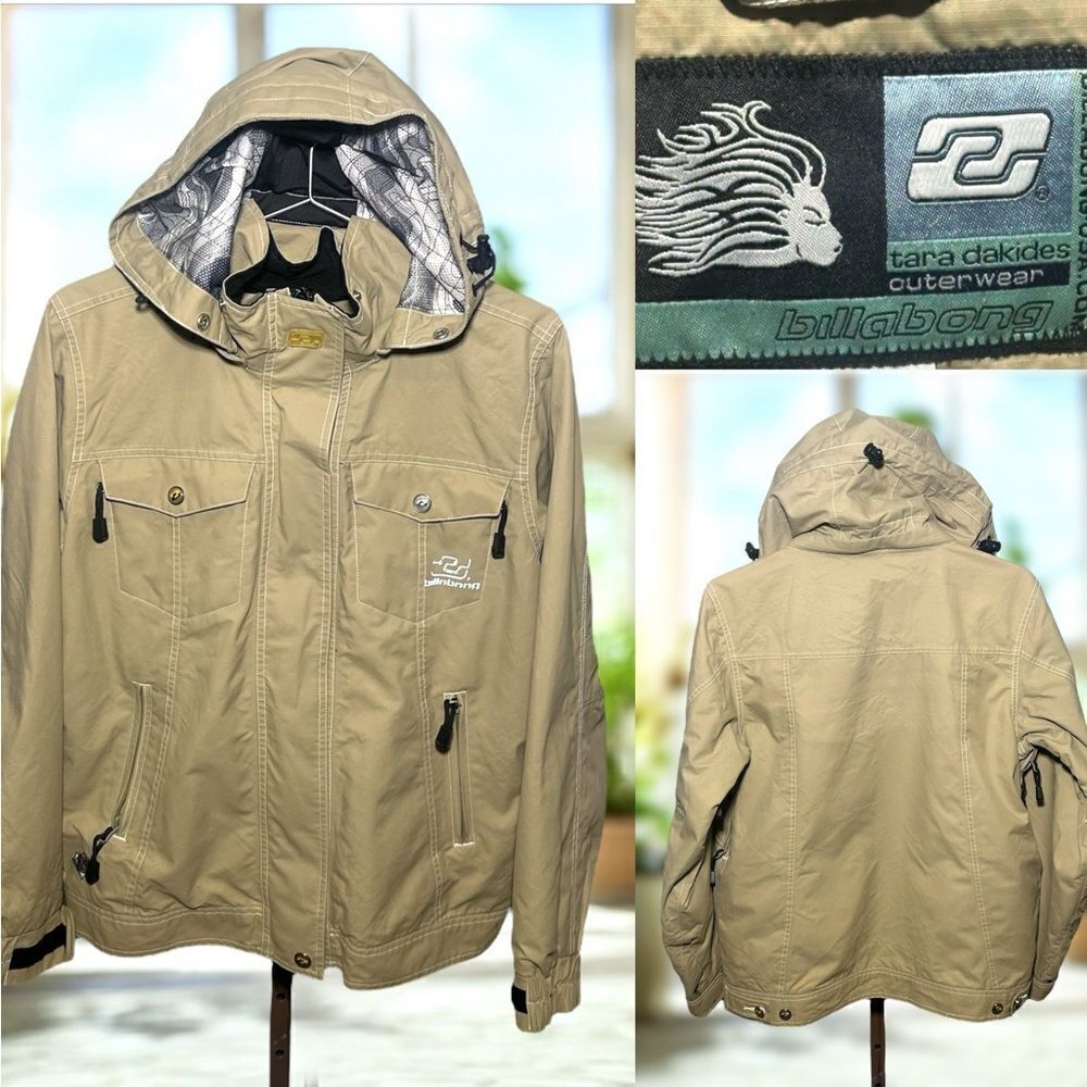 🔥 BILLABONG Tara Dakides Pro Snowboard Skiing Winter Snow Jacket Parka Size M